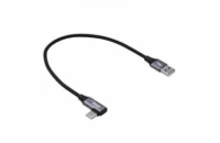 Akyga kabel USB A + USB type C mesh, 30cm