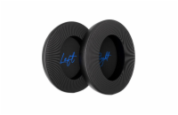 Endorfy náušníky Cool Hybrid / kombinace kůže a textilu / chladivá vrstva / univerzální / černé