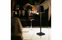 Solight LED nabíjecí lampička Lucca, 120lm, změna CCT, stmívání, černá