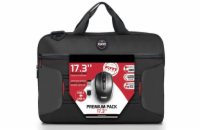 PORT DESIGNS Bundle Premium Pack 17&quot; Notebook Case + Wireless Mouse (501874)