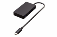 WG - HUB Type-C na 4x USB-A, USB 3.0, 5Gbps, černá