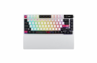 ASUS Klávesnice ROG Azoth X, Mechanická, Bezdrátová BT, RF 2.4GHz, US, bílá