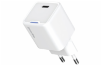 COLORWAY 1x USB-C/ síťová nabíječka/ GaN/ PD/ PPS/ 20W/ Bílá
