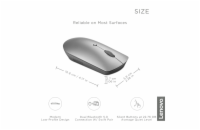 Lenovo Yoga Bluetooth Silent Mouse (Tidal Teal) = BT silent Yoga myš, modrozelená