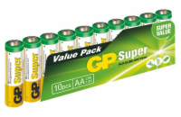 GP alkalická baterie 1,5V AA (LR6) Super 10ks fólie