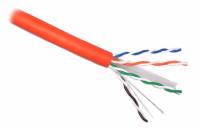 PLANET Elite kabel UTP, drát, Cat 6A, 4p, LS0H, oranžový, balení 305m, B2ca-s1,d1,a1