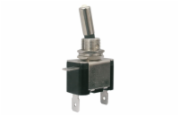 Přepínač páčkový   2pol./2pin  ON-OFF 12VDC/25A  LED bílá