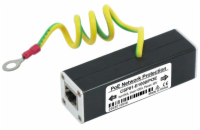 XtendLan Přepěťová ochrana UTP vedení s PoE, 100Mbit, zapojení End-span, 2x RJ-45