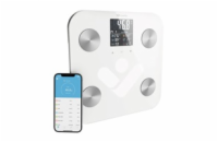 TrueLife FitShape S6 BT - Bioelektrická impedanční bluetooth váha - bílá