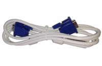 Gembird Propojovací kabel VGA 1,8 m, bílý Kvalitní propojovací VGA kabel k připojení počítače k monitoru, dataprojektoru, či televizi.