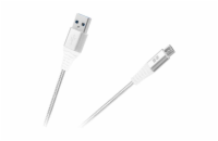 Kabel REBEL RB-6000-100-W USB/Micro USB 1m White