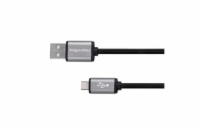 Kabel KRUGER & MATZ KM1234 Basic USB/micro USB 0,2m Black