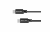 Kabel KRUGER & MATZ KM1260 Basic USB-C/USB-C 1m Black
