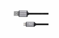 Kabel KRUGER & MATZ KM1239 Basic USB/USB-C 1m Black