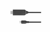Kabel KRUGER & MATZ KM1249 HDMI/USB-C 2m Black