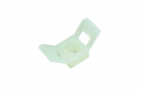 Příchytka stahovací pásky 30x15mm bílá, 100ks