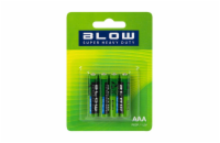 Baterie AAA (LR03) Zn-Cl BLOW Super Heavy Duty 4ks / blistr