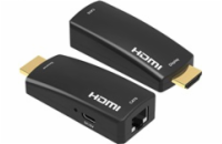 PREMIUMCORD HDMI FULL HD 1080p extender na 50m přes jeden kabel Cat5e/6