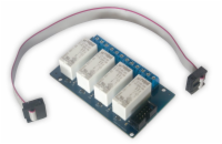 TINYCONTROL 4x relé 250VAC/16A, rozšiřující deska pro LAN ovladač LK3 a LK4
