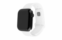 Set silikonových řemínků FIXED Silicone Sporty Strap pro Apple Watch 42/44/45/46mm, bílý