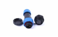 Konektor a zdířka SP/SD20-2P vodotěsný na kabel a panel