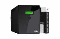 Green Cell Nepřerušitelný zdroj napájení  UPS 2000VA 1400W s LCD displejem Čistá sinusovka | VERZE EU | 2x Schuko 2x IEC zásuvky