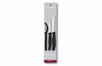 Victorinox Sada nožů se škrabkou černá