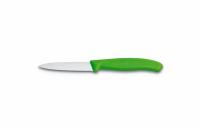 Victorinox Nůž kuchyňský zelený 8cm vlnka