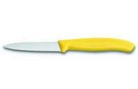 Victorinox Nůž kuchyňský žlutý 8cm vlnka