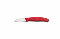 Victorinox Nůž na vykrajování 6 cm zahnutý červený