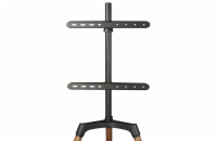 Hama podlahový TV stojan Real Wood, 400x400, dřevo