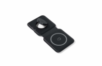 Spello 2in1 skládací bezdrátová nabíječka (MagSafe) - černá