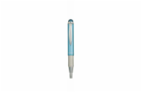 46616 Kuličkové pero "Telescopic Metal Stylus", modrá, 0,24 mm, teleskopické, kovové, světle modré t