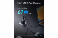 Nabíječka do sítě Anker Prime 67W, 2xUSB-C, 1xUSB-A černá