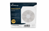 MEDIARANGE obálka papír se zalepovací klopou a okénkem 100ks/bal