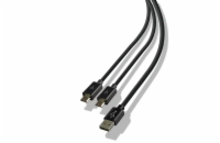 LEXIP STEELPLAY - USB PLAY & CHARGE KABEL PRO PS4, 3M, ČERNÝ 