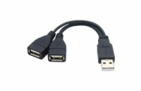 PremiumCord USB 2.0 kabel A/Male to A/Female (data+nabíjení)
