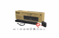 Club3D Dokovací stanice USB-C 12v1, 2xHDMI, 1xDP, 2xUSB-C, 3xUSB, 1xRJ45, 1x3.5mm, černá