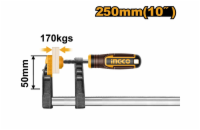 Ingco svěrka kovová - stolařská, 250 mm