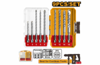 Ingco sada vrtáků do zdiva 9 ks