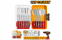 Ingco vrtáky do dřeva ploché, sada 12ks