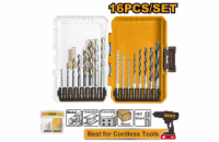 Ingco sada vrtáků 16ks univezál