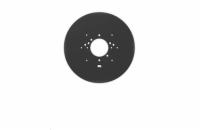 Ubiquiti UniFi Gang Box Mounting Plate B - Instalační deska na zeď pro kamery UniFi Pro, Bullet, Dome,Turret, PTZ, černá