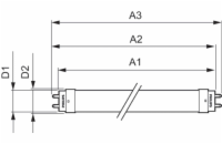 LED zářivka PhilipsEcofit LEDtube 1200mm HO 18W 840 T8 S