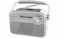 Soundmaster TR480SI rádio/ FM/ UKW/ Solární panel/ Baterie/ Stříbrné