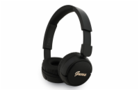 Guess Script Metal Logo Bezdrátová Sluchátka - černá Bezdrátová sluchátka s kovovým nápisem Guess v elegantním script stylu. Ideální volba pro každodenní poslech, telefonování i jako módní doplněk.