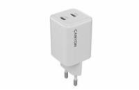 CANYON charger CU45AC GaN 45W 2xPD EU White