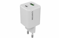 CANYON charger CU45AC GaN 45W 1xPD 1xQC EU White
