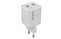 CANYON charger CU35CC GaN 35W 2xPD EU White