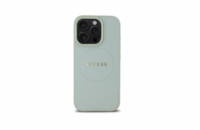 Guess PU Grained Classic Logo MagSafe Zadní Kryt pro iPhone 16 Pro Max Zelená Stylový zadní kryt Guess pro iPhone spojuje prémiovou ochranu s ikonickým módním designem. Ideální volba pro ty, kteří ch
